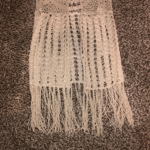 Cream Knit Boho Kimono - Picture 3 of 6